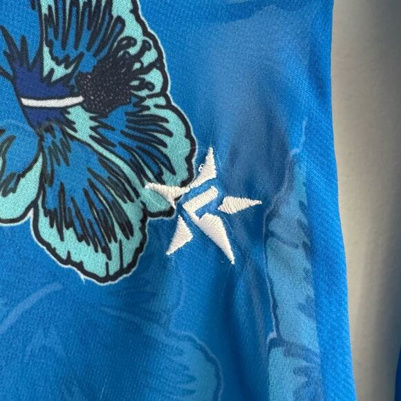 Rebel Athletic Blue Hawaiian Custom Team Cover-up YS - Picture 9 of 10